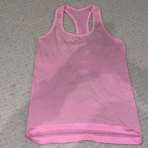 PINK LULULEMON SWIFTY TECH RACERBACK!
